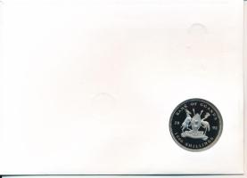 Uganda 1993. 1000Sh Cu-Ni "Labdarúgó Világbajnokság USA 1994" felbélyegzett "Németors...