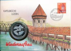 Egyenlítői-Guinea 1993. 1000Fr Ni-sárgaréz "Híres helyen a világon - Luzern" felbélyegzett borítékban, alkalmi bélyegzéssel T:PP Equatorial Guines 1993. 1000 Francs Ni-brass "Rolf Knie - Zirkus" in envelope with stamp and cancellation C:PP