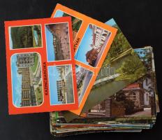 Kb. 200 db MODERN magyar város képeslap, vegyes minőségben