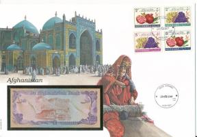 Afganisztán 1979. 20A felbélyegzett borítékban, bélyegzéssel T:UNC Afghanistan 1979. 20 Afghanis in envelope with stamp and cancellation C:UNC