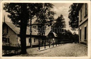 1942 Rozsnyó, Roznava; Rimamurány-Salgótarjáni vasmű rt. üdülőtelepe. Fuchs József kiadása / holiday resort of the Hungarian iron works (EK)