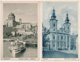 11 db RÉGI magyar város képeslap vegyes minőségben / 11 pre-1945 Hungarian town-view postcards in mi...