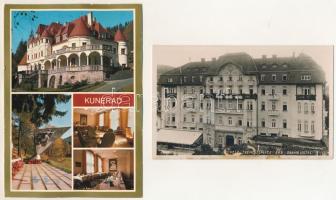 73 db MODERN Csehszlovákia város képeslap, vegyes minőségben