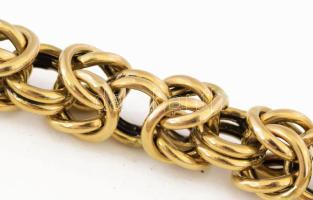 Arany (Au) karlánc, 14k, jelzett, h: 20 cm, nettó 11,8g