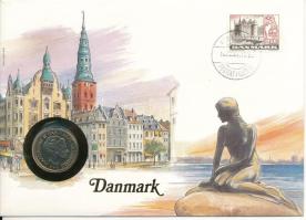 Dánia 1985. 1K felbélyegzett borítékban, bélyegzéssel T:UNC Denmark 1985. 1 Krone in envelope with stamp and cancellation C:UNC