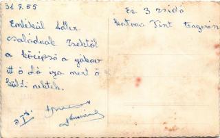 1955 Három tengerésztiszt. Foto Kleinman / 3 Navy mariners. photo (fl)