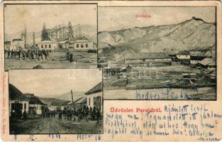 1900 Parajd, Praid; sóbánya, utca. Heiter Gy. kiadása / salt mine, street view (Rb)