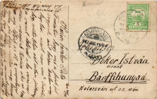 1912 Kolozsvár, Cluj; kerékpáros férfiak csoportképe / group of cyclists, bicycles. photo (EM)