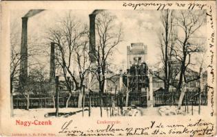 1902 Nagycenk, cukorgyár. H. Pollak (fa)