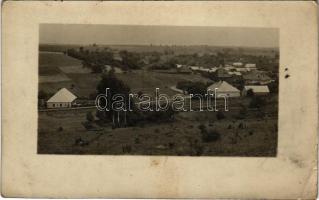 1911 Csábrágvarbók, Cabradsky Vrbovok; falurészlet / general view. photo (tűnyomok / pinmarks)