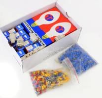 Elektromos alkatrészek, 17 db Tungsram égő stb,