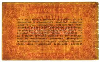 1946. 1.000.000AP vízjeles papíron, fordított címerrel 5 számjegyű sorszámmal, szépen kiolvasható "MAGYA[R] KIRÁLY" vízjellel T:F, kis szakadások a jobb szélén