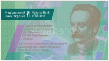 Ukrajna 2016. 20Hr kartonos díszcsomagolásban T:UNC Ukraine 2016. 20 Hryven in cardboard souvenir ca...