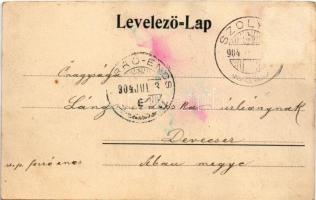 1904 Hársfalva, Nelipino, Nelipyno (Szolyva, Svaliava); Rudolf vár, várkastély / castle (fl)