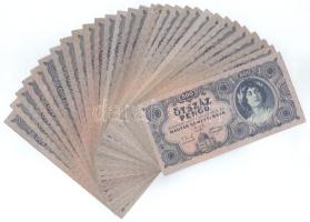 1945. 500P (30x) mind különféle sorozatszámmal "K 002" - "K 282" között T:F, szép papírok, közte színváltozatok Adamo P19