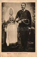 Dubrovnik, Ragusa; Bauern aus dem Canalithale. Bernh. Weiss / parasztok népviseletben / Croatian folklore