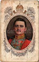 IV. Károly király / Kaiser Karl I. / Charles I of Austria (gyűrődések / creases)