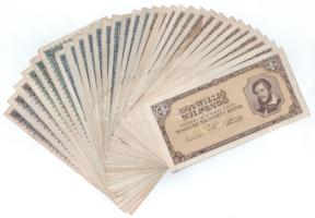 1945. 1.000.000P (10x) + 10.000.000P (3x) + 1946. 1.000.000MP (15x) + 10.000.000P (3x) T:F, folt, közte több XF