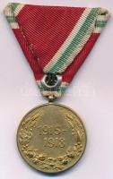 Bulgária ~1933-1939. "Európai Háborús Emlékérem 1915-1918" aranyozott bronz kitüntetés ere...