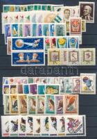 1962 Az évfolyam kiadásai a blokkok nélkül, 2 db stecklapon