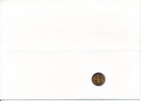 Svájc 1986B 1r bronz felbélyegzett "Svájci Alpok - Les Diablerets" borítékban, bélyegzésse...