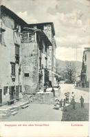 Lovran main square and the old George house