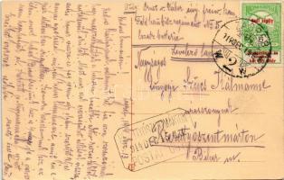 1914 Zagreb, Zágráb; Jelacicev trg, Dr. Rikard Kleinkind, Berger / tér, üzletek, piac, villamos / sq...