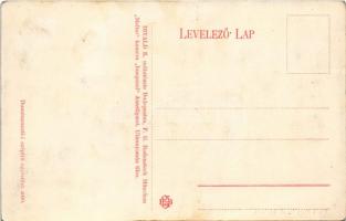 Dunaharaszti, látkép, templom. Divald K. műintézete, Dunaharaszti szépítő egyesület kiadása. Sárdi N...