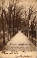 1905 Nagykőrös, út a Széchenyi fürdő kertbe. Geszner Jenő kiadása (fl)