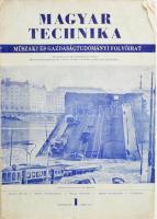 Magyar Technika műszaki és gazdaságtudományi folyóirat II. évfolyam 1. szám, kissé gyűrött