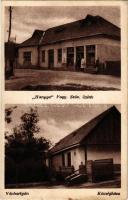 Váchartyán, Községháza, Hangya fogyasztási szövetkezet üzlete és saját kiadása (kis szakadás / small tear)