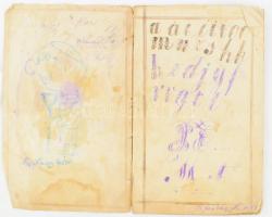 1877 A magyar nemzet nagyjairól készült egyedi portré rajzok kis füzetben, többek közt Zrínyi Miklós...