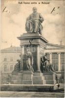 1905 Budapest V. Deák Ferenc szobra. M.T. és F. I. Koch Willy kiadása (fl)