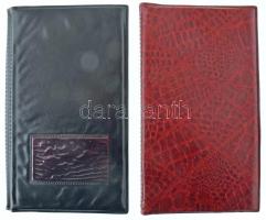 Két darab zsebberakó bankjegyekhez, egyenként 24 férőhellyel, használt, de jó állapotban