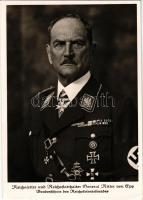 Reichsleiter und Reichsstatthalter General Ritter von Epp, Bundesführer des Reichskolonialbundes / General Franz Ritter von Epp. Reichskommissar, later Reichsstatthalter, for Bavaria, and a Reichsleiter of the NSDAP German Nazi Party during the Third Reich. Photo-Grainer (München) + "Deutsche Kolonialausstellung WIEN 10-30. Juni 1940" So. Stpl. (EK)
