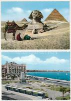 6 db MODERN megíratlan egyiptomi város képeslap / 6 modern unused Egypt town postcards