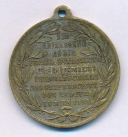 Ausztria / Bécs 1892. "Joseph Wenzel Radetzky gróf tábornagy emlékmű felavatásának emlékére" ezüstözött bronz emlék medál füllel (37,5mm) T:VF, patina, ezüstözés lekopott Austria / Wien 1892. "To commemorate the inauguration of the memorial monument to Count General Joseph Wenzel Radetzky" silver plated bronze commemorative medal with eark (37,5mm) C:VF, patina, silver plating worn off