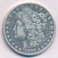 Amerikai Egyesült Államok 1886O 1$ Ag "Morgan" New Orleans T:VF,F USA 1886O 1 Dollar Ag "Morgan" New Orleans C:VF,F Krause KM#110