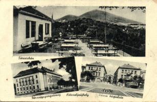 Sátoraljaújhely turistaházzal, bérpalotával és pénzügyi igazgatósággal (EB)