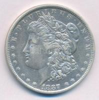 Amerikai Egyesült Államok 1887O 1$ Ag "Morgan" New Orleans T:XF,VF USA 1887O 1 Dollar Ag "Morgan" New Orleans C:XF,VF Krause KM#110