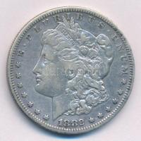 Amerikai Egyesült Államok 1882S 1$ Ag "Morgan" San Francisco T:VF USA 1882S 1 Dollar Ag "Morgan" San Francisco C:VF Krause KM#110