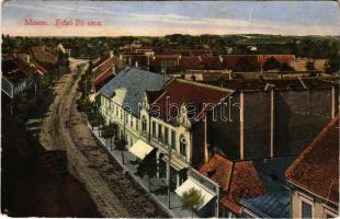 1916 Moson, Mosonmagyaróvár; Felső Fő utca, Weisz János üzlete (EM)