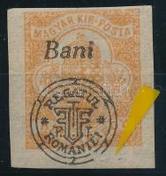 Nagyvárad 1919 Hírlapbélyeg "törött kör" lemezhibával Bodor vizsgálójellel