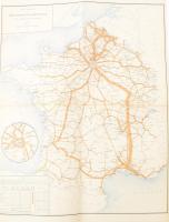 Ministere des Travaux Publics. Album de Statistique Graphique de 1892. Paris. Imprimerie Nationale. ...