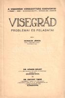 Schulek János:  Visegrád problémái és feladatai. (Budapest), 1936. Visegrádi Várbizottság (Mérnökök nyomdája). 1 t. (címkép) + 56 p. Egyetlen kiadás. Schulek János (1872-1948) építész, 1934-től a visegrádi királyi palota ásatásainak vezetője. Kiadványában a visegrádi romok védelmét, feltárását, illetve a feltárt anyag méltó bemutatását szolgáló Visegrádi Múzeum létrehozását javasolja. A kötet végén a Várbizottság szabályzata és pénzügyi beszámolója. A visegrádi ásatások szövegközti térképvázlatával. (A Visegrádi Várbizottság kiadványai. I. füzet.) Fűzve, illusztrált kiadói borítóban. Jó példány.