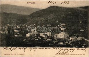1902 Otocsán, Otocac; látkép. Jos. B. / general view (fa)
