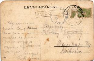 Pancsova, Pancevo; Almási út, templom, üzletek / street, church, shops + "KUBIN - VERSECZ 206. ...