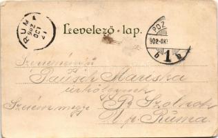 1902 Pozsony, Pressburg, Bratislava; Promenade. Verlag von G. Rüger &amp; Co. No. 9504. / Sétaté...