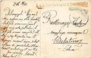 1918 Trencsénteplic, Trencianske Teplice; Bad / fürdő, látkép, szálloda / spa, bath, general view, h...