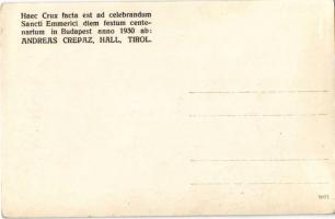 Hall (Tirol), Andreas Crepaz helyi fafaragó által készített 6 méter magas feszület korpusszal, melye...